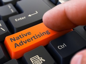 Native advertising